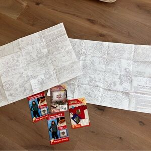 Vintage Purr-fect Punch Embroidery Craft Pattern Set